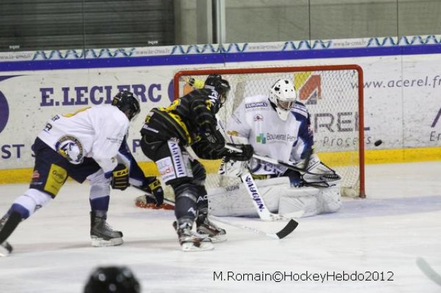 Photo hockey match Rouen - Chamonix  le 13/10/2012