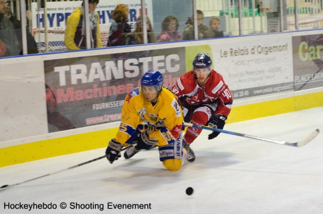 Photo hockey match Angers  - Dijon  le 20/10/2012