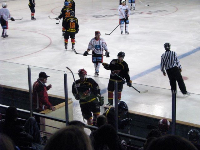 Photo hockey match Besançon - Colmar le 20/10/2012