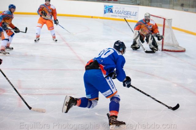 Photo hockey match Marseille - Clermont-Ferrand II le 20/10/2012