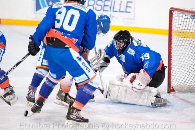 Photo hockey match Marseille - Clermont-Ferrand II le 20/10/2012