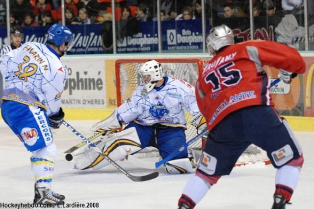 Photo hockey match Grenoble  - Villard-de-Lans le 04/11/2008