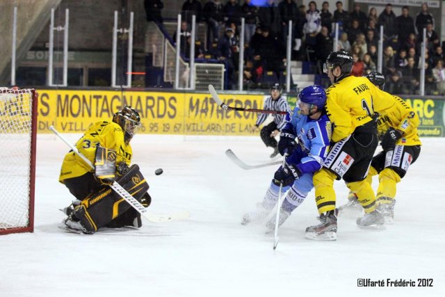 Photo hockey match Villard-de-Lans - Rouen le 20/10/2012