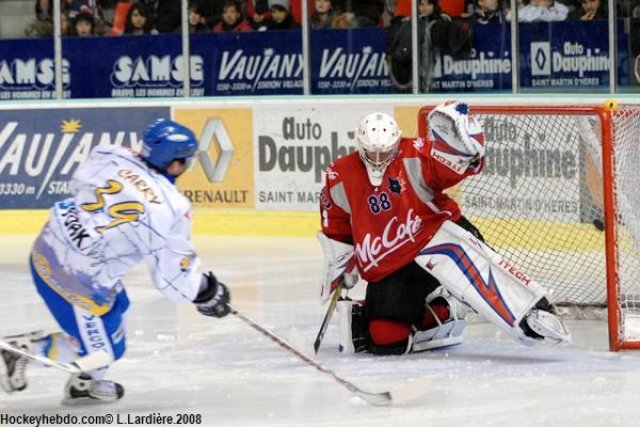 Photo hockey match Grenoble  - Villard-de-Lans le 04/11/2008
