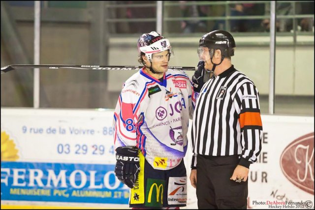 Photo hockey match Epinal  - Grenoble  le 20/10/2012