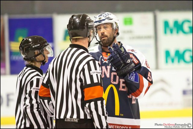 Photo hockey match Epinal  - Grenoble  le 20/10/2012