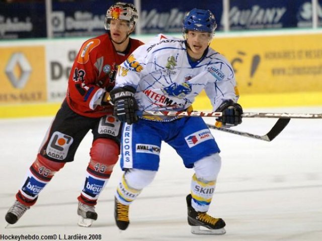 Photo hockey match Grenoble  - Villard-de-Lans le 04/11/2008