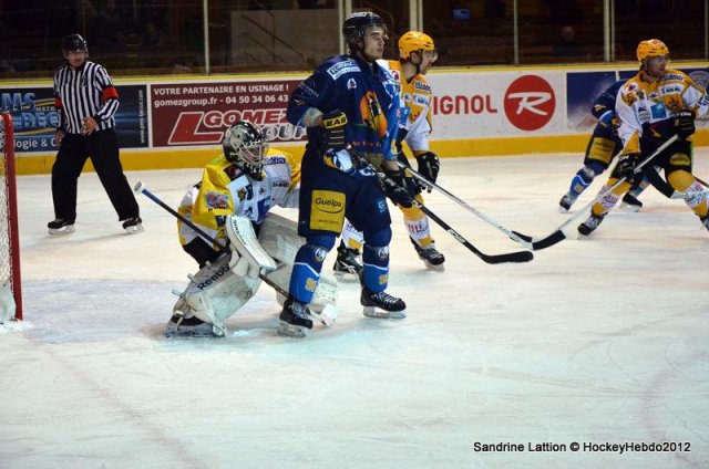 Photo hockey match Chamonix  - Strasbourg  le 20/10/2012