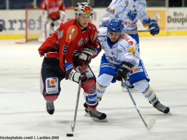 Photo hockey match Grenoble  - Villard-de-Lans le 04/11/2008