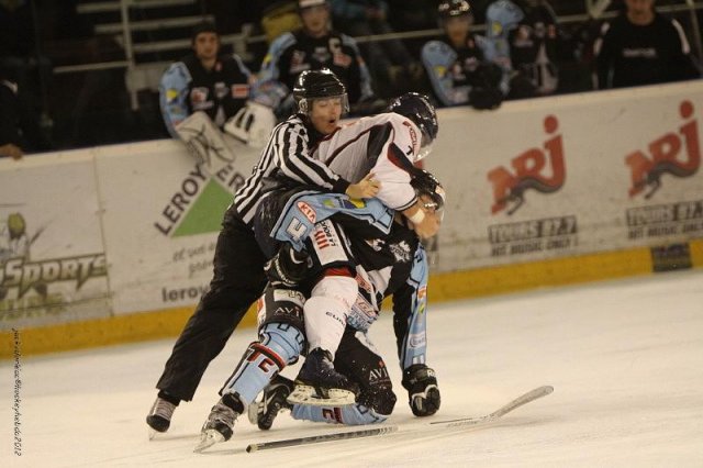 Photo hockey match Tours  - Angers  le 23/10/2012
