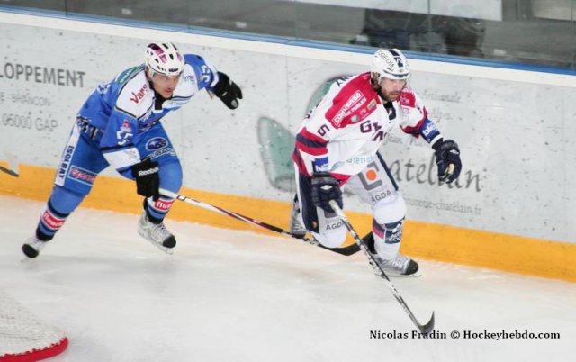 Photo hockey match Gap  - Grenoble  le 23/10/2012