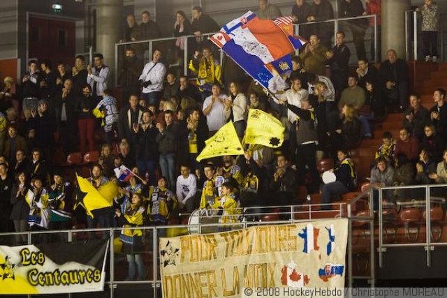 Photo hockey match Strasbourg  - Tours  le 07/11/2008