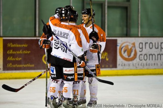 Photo hockey match Strasbourg  - Tours  le 07/11/2008