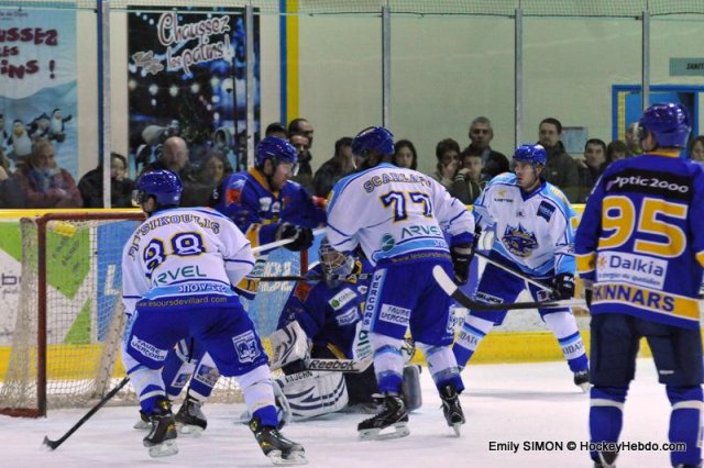 Photo hockey match Dijon  - Villard-de-Lans le 27/10/2012