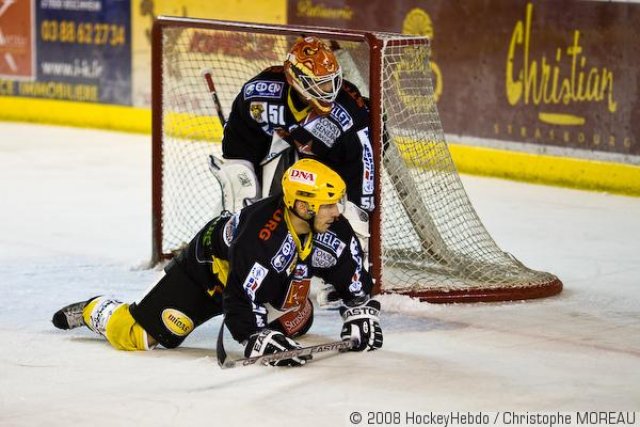 Photo hockey match Strasbourg  - Tours  le 07/11/2008