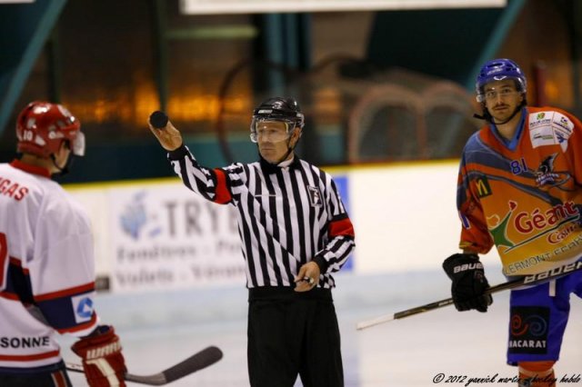 Photo hockey match Clermont-Ferrand - Evry  le 27/10/2012