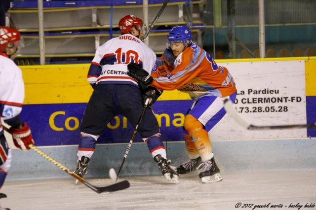 Photo hockey match Clermont-Ferrand - Evry  le 27/10/2012