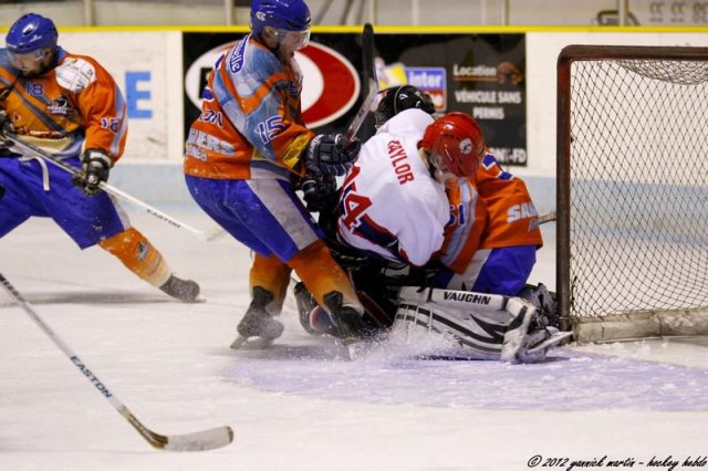 Photo hockey match Clermont-Ferrand - Evry  le 27/10/2012