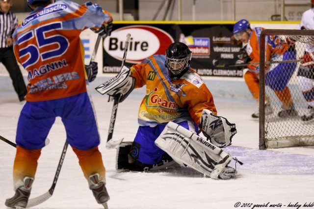 Photo hockey match Clermont-Ferrand - Evry  le 27/10/2012
