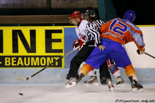 Photo hockey match Clermont-Ferrand - Evry  le 27/10/2012