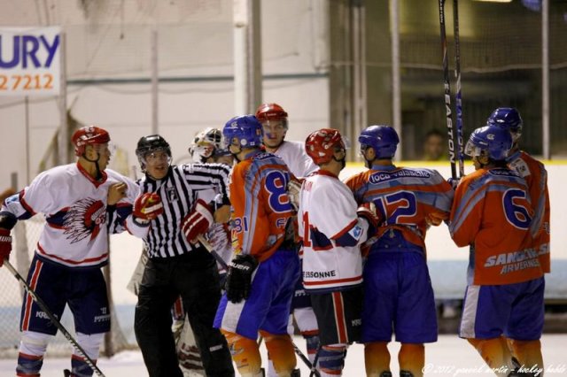 Photo hockey match Clermont-Ferrand - Evry  le 27/10/2012