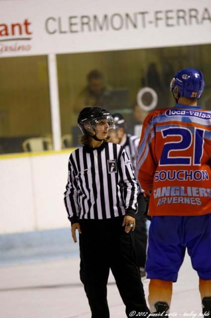 Photo hockey match Clermont-Ferrand - Evry  le 27/10/2012