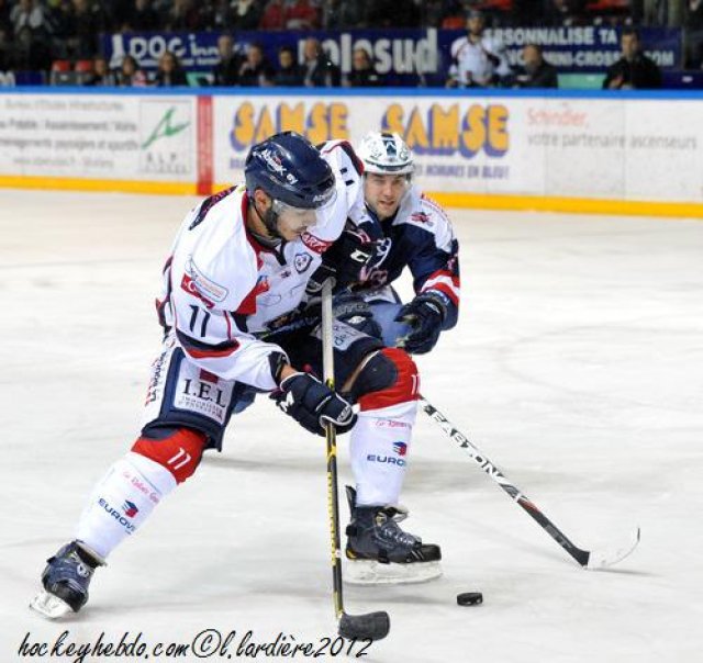 Photo hockey match Grenoble  - Angers  le 27/10/2012