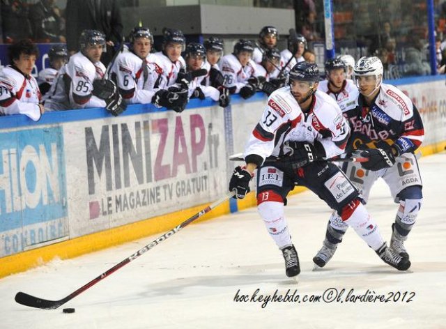 Photo hockey match Grenoble  - Angers  le 27/10/2012