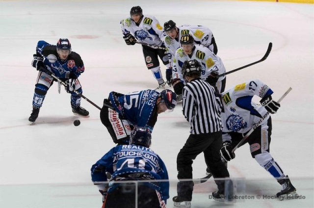 Photo hockey match Nantes - Compiègne le 27/10/2012