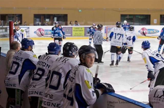 Photo hockey match Nantes - Compiègne le 27/10/2012