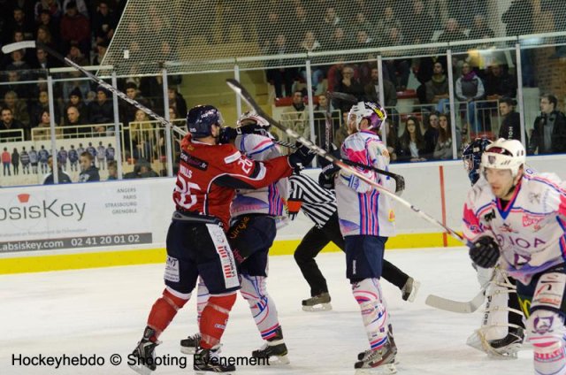 Photo hockey match Angers  - Epinal  le 30/10/2012