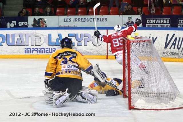 Photo hockey match Grenoble  - Dijon  le 30/10/2012