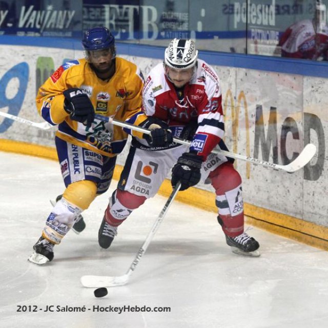 Photo hockey match Grenoble  - Dijon  le 30/10/2012