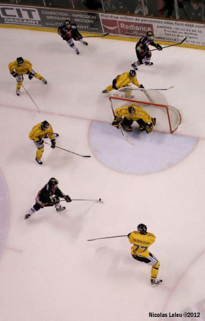 Photo hockey match Amiens  - Rouen le 30/10/2012