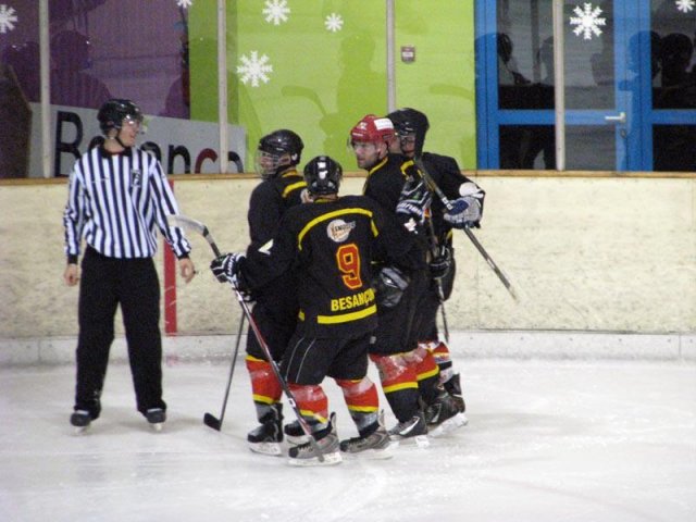 Photo hockey match Besançon - Châlons-en-Champagne le 03/11/2012