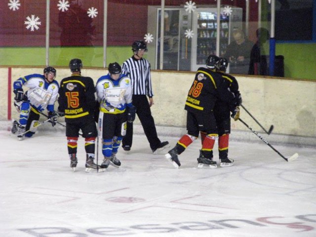 Photo hockey match Besançon - Châlons-en-Champagne le 03/11/2012