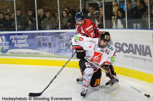 Photo hockey match Angers  - Amiens  le 03/11/2012