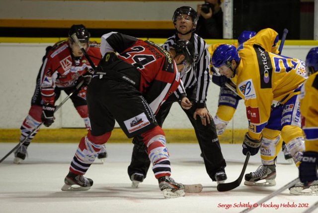 Photo hockey match Mulhouse - Dijon  le 03/11/2012