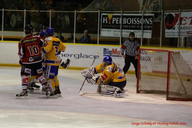 Photo hockey match Mulhouse - Dijon  le 03/11/2012