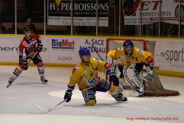 Photo hockey match Mulhouse - Dijon  le 03/11/2012