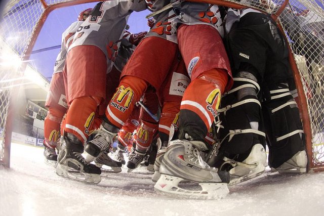 Photo hockey reportage D2 : Lyon - Cholet en images