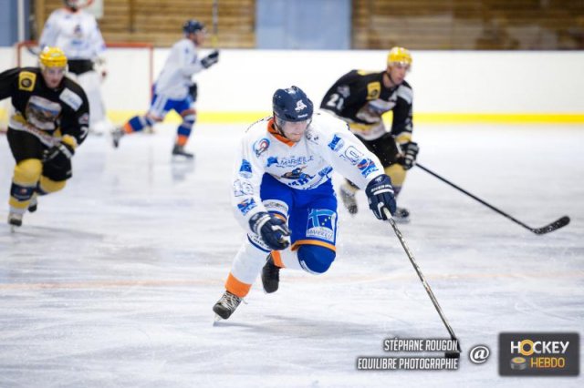 Photo hockey match Roanne - Marseille le 03/11/2012