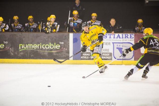 Photo hockey match Strasbourg  - Rouen le 03/11/2012