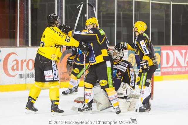 Photo hockey match Strasbourg  - Rouen le 03/11/2012