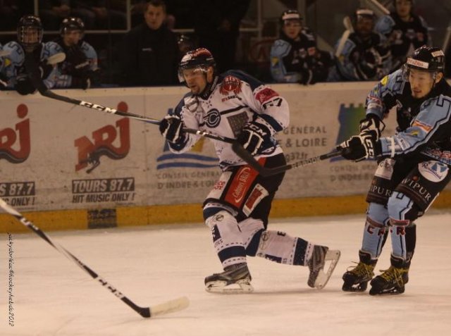 Photo hockey match Tours  - Nantes le 03/11/2012