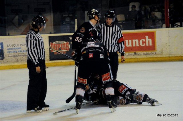 Photo hockey match Bordeaux - Annecy le 10/11/2012
