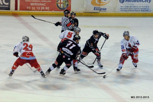 Photo hockey match Bordeaux - Annecy le 10/11/2012
