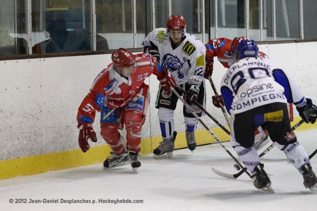Photo hockey match Valence - Compiègne le 10/11/2012