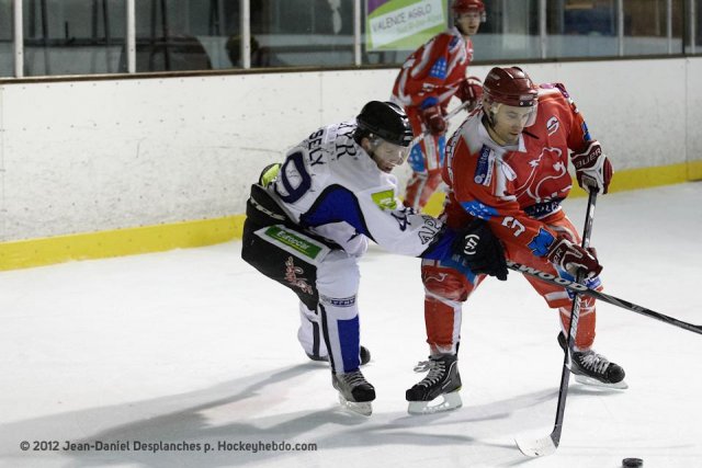 Photo hockey match Valence - Compiègne le 10/11/2012