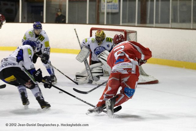 Photo hockey match Valence - Compiègne le 10/11/2012